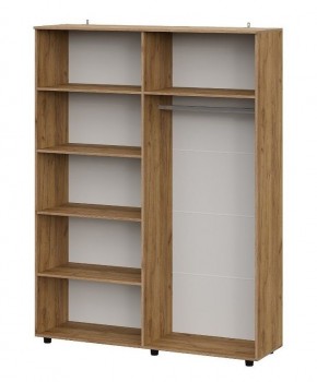 БАЙКАЛ Шкаф четырехстворчатый (Графит/Дуб золотой) в Талице - talica.mebel24.online | фото 2