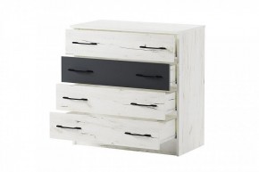 БЕАТРИС Комод К800 (дуб крафт белый/антрацит) в Талице - talica.mebel24.online | фото 3