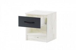 БЕАТРИС Тумба прикроватная (дуб крафт белый/антрацит) в Талице - talica.mebel24.online | фото 2