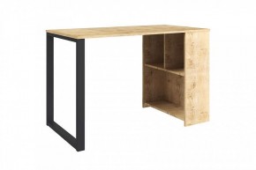 БЕТТИ Стол письменный (дуб бунратти/металл черный) в Талице - talica.mebel24.online | фото