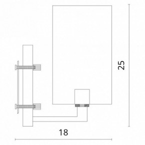 Бра Divinare Porta 5933/01 AP-1 в Талице - talica.mebel24.online | фото 3
