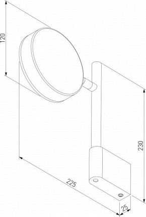 Бра Elektrostandard Tobi a064593 в Талице - talica.mebel24.online | фото 3