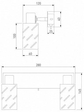 Бра Eurosvet Fente 20090/2 белый/хром в Талице - talica.mebel24.online | фото 5