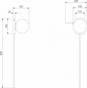 Бра Eurosvet Fredo 40033/1 латунь в Талице - talica.mebel24.online | фото 3