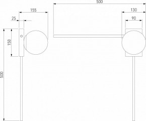Бра Eurosvet Fredo 40035/1 золото в Талице - talica.mebel24.online | фото 3