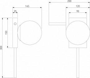 Бра Eurosvet Fredo 40036/1 латунь в Талице - talica.mebel24.online | фото 4