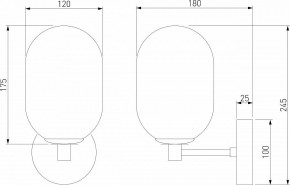 Бра Eurosvet Loona 60161 латунь в Талице - talica.mebel24.online | фото 4