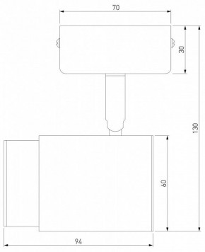 Бра Eurosvet Morgan 20124/1 белый/ черный в Талице - talica.mebel24.online | фото 3