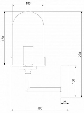 Бра Eurosvet Pluto 60156/1 хром в Талице - talica.mebel24.online | фото 2