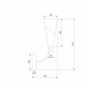 Бра Eurosvet Rhyton 60167/1 никель в Талице - talica.mebel24.online | фото 6