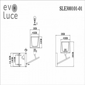Бра EVOLUCE Denice SLE300101-01 в Талице - talica.mebel24.online | фото 7