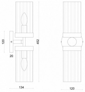 Бра Favourite Radiales 3099-2W в Талице - talica.mebel24.online | фото 4