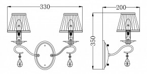 Бра Maytoni Brionia ARM172-02-G в Талице - talica.mebel24.online | фото 3