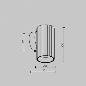 Бра Maytoni Calipso C106WL-01-GU10-B в Талице - talica.mebel24.online | фото 6