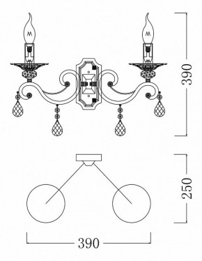 Бра Maytoni Grace ARM247-02-G в Талице - talica.mebel24.online | фото 4