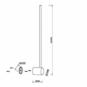 Бра Maytoni Light stick MOD237WL-L6B3K в Талице - talica.mebel24.online | фото 3