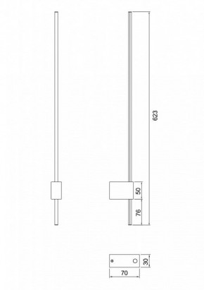 Бра Maytoni Pars C070WL-L6GB3K в Талице - talica.mebel24.online | фото 3