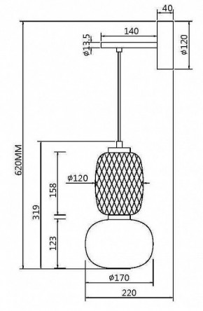 Бра Maytoni Pattern MOD267WL-L18G3K в Талице - talica.mebel24.online | фото 4