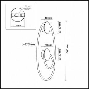 Бра Odeon Light Corda 4391/30WL в Талице - talica.mebel24.online | фото 4
