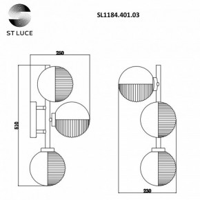 Бра ST-Luce Todo SL1184.401.03 в Талице - talica.mebel24.online | фото 6