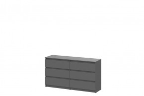 ДЕНВЕР Комод с ящиками (1,38м) Серия 2 (Графит серый) в Талице - talica.mebel24.online | фото