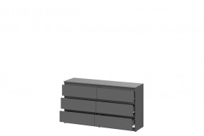 ДЕНВЕР Комод с ящиками (1,38м) Серия 2 (Графит серый) в Талице - talica.mebel24.online | фото 3