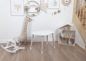 Детский стол Rolti Baby «Облачко»  (белый/береза, массив березы/мдф) в Талице - talica.mebel24.online | фото