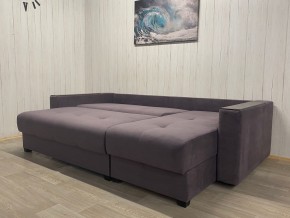 Диван угловой Комфорт-3 (НПБ+МДФ) велюр Monaco 8 в Талице - talica.mebel24.online | фото 3