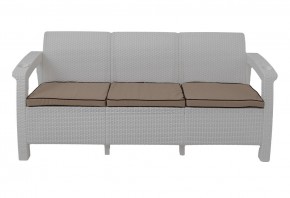 Диван Yalta Premium Sofa 3 Set (Ялта) белый (+подушки под спину) в Талице - talica.mebel24.online | фото 2