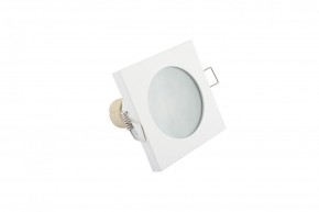 DK3014-WH Встраиваемый светильник влагозащ., IP 44, 50 Вт, GU10, белый, алюминий в Талице - talica.mebel24.online | фото 4