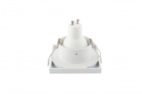 DK3014-WH Встраиваемый светильник влагозащ., IP 44, 50 Вт, GU10, белый, алюминий в Талице - talica.mebel24.online | фото 5