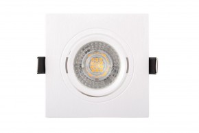 DK3021-WH Встраиваемый светильник, IP 20, 10 Вт, GU5.3, LED, белый, пластик в Талице - talica.mebel24.online | фото 1