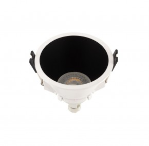 DK3026-WB Встраиваемый светильник, IP 20, 10 Вт, GU5.3, LED, белый/черный, пластик в Талице - talica.mebel24.online | фото 2