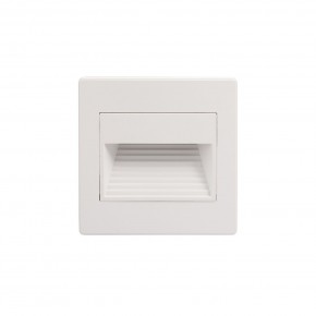 DK3050-WH Светильник встраиваемый в стену, IP 20, LED 3000, 1 Вт, белый, пластик в Талице - talica.mebel24.online | фото 3