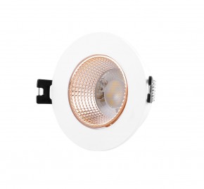 DK3061-WBR Встраиваемый светильник, IP 20, 10 Вт, GU5.3, LED, белый/бронзовый, пластик в Талице - talica.mebel24.online | фото 1