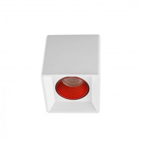 DK3080-WH+RD Светильник накладной IP 20, 10 Вт, GU5.3, LED, белый/красный, пластик в Талице - talica.mebel24.online | фото 1
