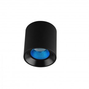 DK3090-BK+CY Светильник накладной IP 20, 10 Вт, GU5.3, LED, черный/голубой, пластик в Талице - talica.mebel24.online | фото