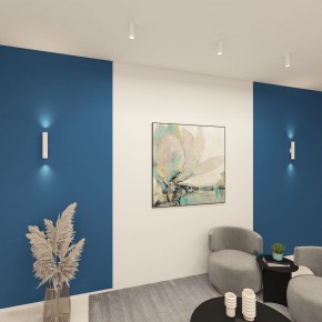 DK5022-WH Настенный светильник, IP20, до 15 Вт, LED, 2xGU10, белый, алюминий в Талице - talica.mebel24.online | фото 4