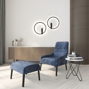 DK5035-BK Бра ROUND со светодиодом, IP20, 24W, 3000/4000/6500K, черный, алюминий в Талице - talica.mebel24.online | фото 8