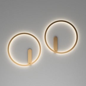 DK5035-SG Бра ROUND со светодиодом, IP20, 24W, 3000/4000/6500K, матовое золото, алюминий в Талице - talica.mebel24.online | фото 7