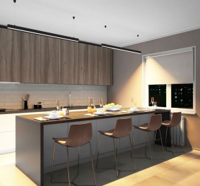 DK9123-BK Линейный светильник 30W 1250mm 3000K, черный в Талице - talica.mebel24.online | фото 7