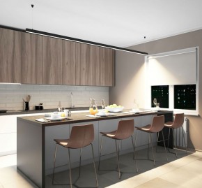 DK9304-BK Линейный светильник 72W 3000mm 4000K, черный в Талице - talica.mebel24.online | фото 5