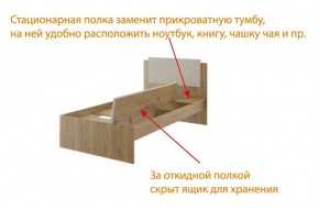 Дуглас (подростковая) М14 Кровать в Талице - talica.mebel24.online | фото 6