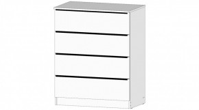 ЭЛЕГАНТ Комод 4 ящика (белый) в Талице - talica.mebel24.online | фото