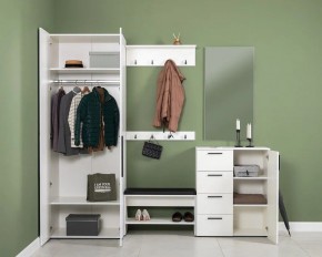 ЭЙР прихожая (модульная) Белый Шагрень в Талице - talica.mebel24.online | фото 2