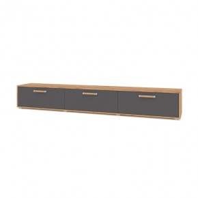 ФЛОРИДА Ф33 Тумба ТВ (дуб золотой/графит) в Талице - talica.mebel24.online | фото