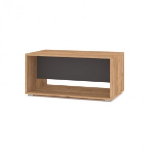 ФЛОРИДА Ф61 Стол журнальный (полка) дуб золотой/графит в Талице - talica.mebel24.online | фото