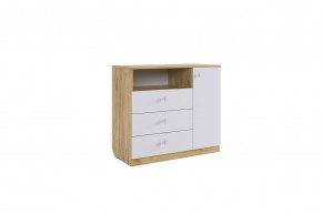 ФОРСАЖ Комод (крафт золотой/белый) в Талице - talica.mebel24.online | фото