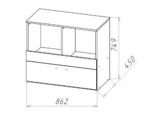 ГЕОМЕТРИЯ ГМТ.08 комод в Талице - talica.mebel24.online | фото 2