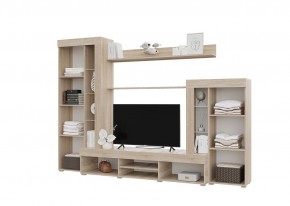 Гостиная Дельта (Сонома/Белый) в Талице - talica.mebel24.online | фото 2